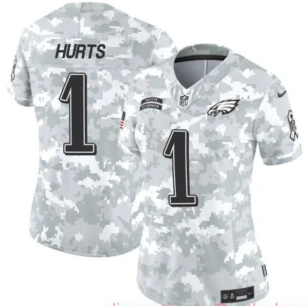 Women's Philadelphia Eagles #1 Jalen Hurts 2024 F.U.S.E Arctic Camo Salute To Service Limited Stitched Jersey Dzhi,We sell and wholesale Women's Philadelphia Eagles #1 Jalen Hurts 2024 F.U.S.E Arctic Camo Salute To Service Limited Stitched Jersey Dzhi on line form chian!